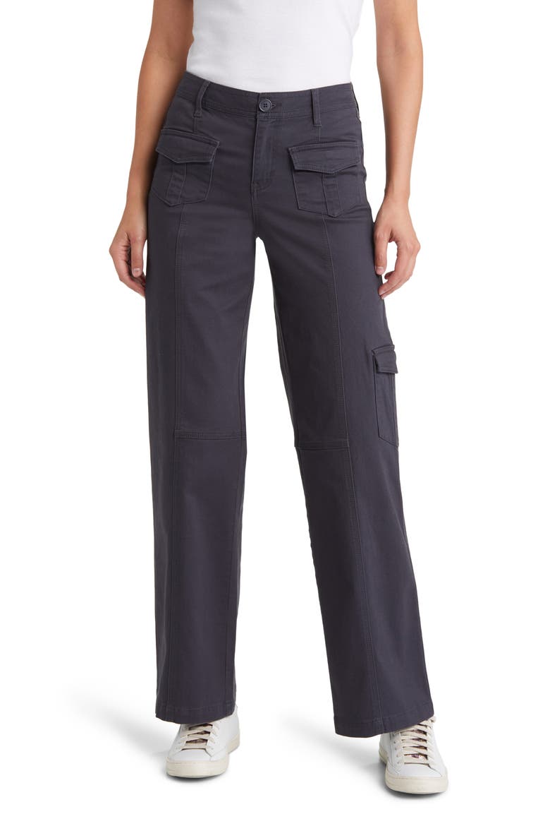 Wide Leg Cargo Pants, Main, color, MAGNET
