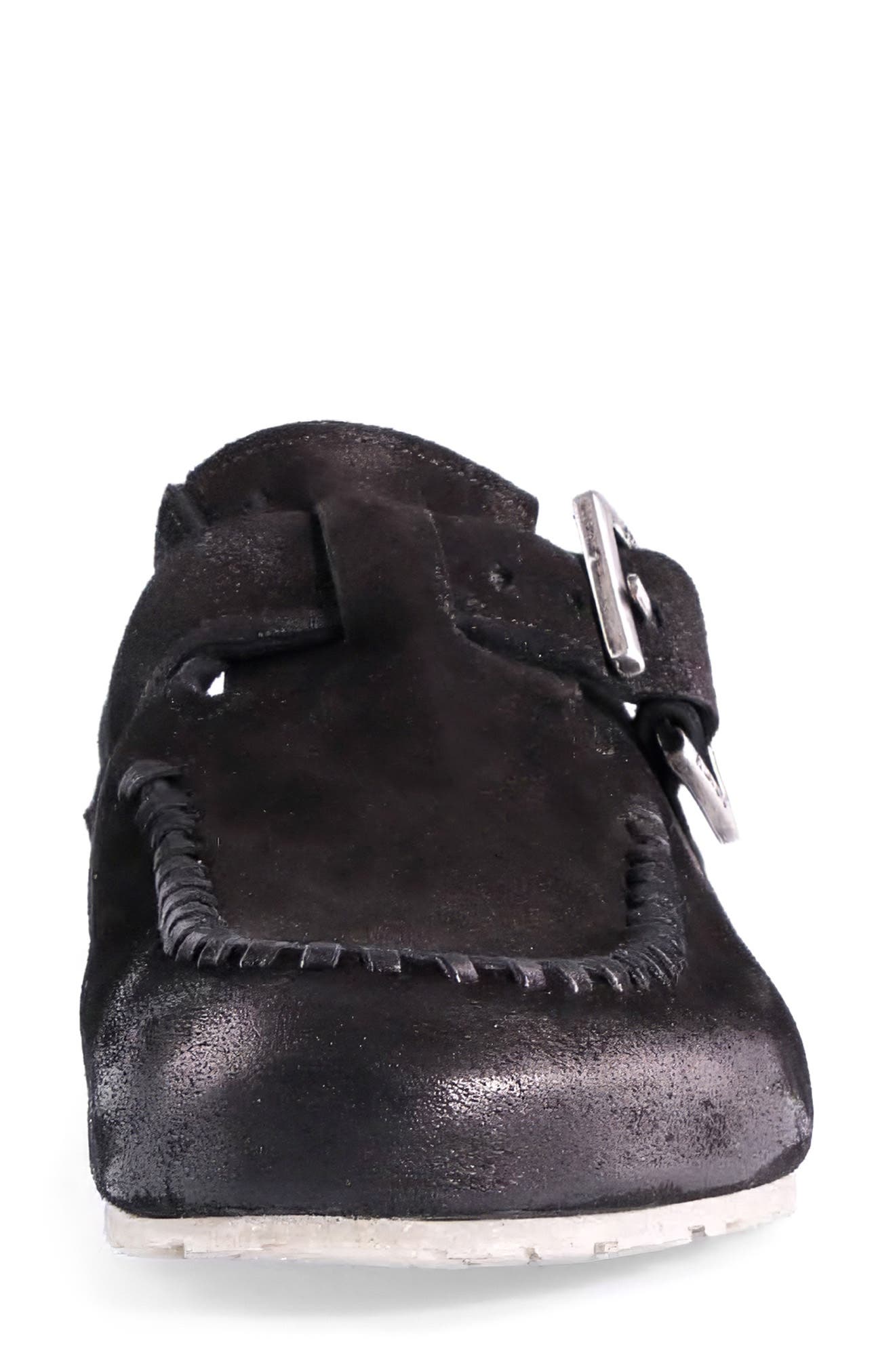 A.S.98 Ronson Whipstitch Mule, Alternate, color, Black