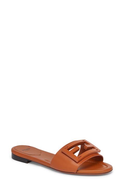 Fendi flat sandals on sale