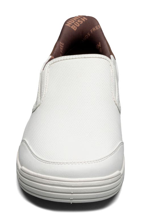 Nunn Bush Kore City Walk Slip-on Sneaker In White