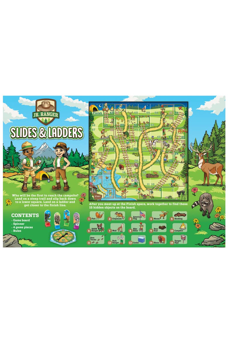 Jr. Ranger Slides & Ladders Game, Alternate, color, Multicolor