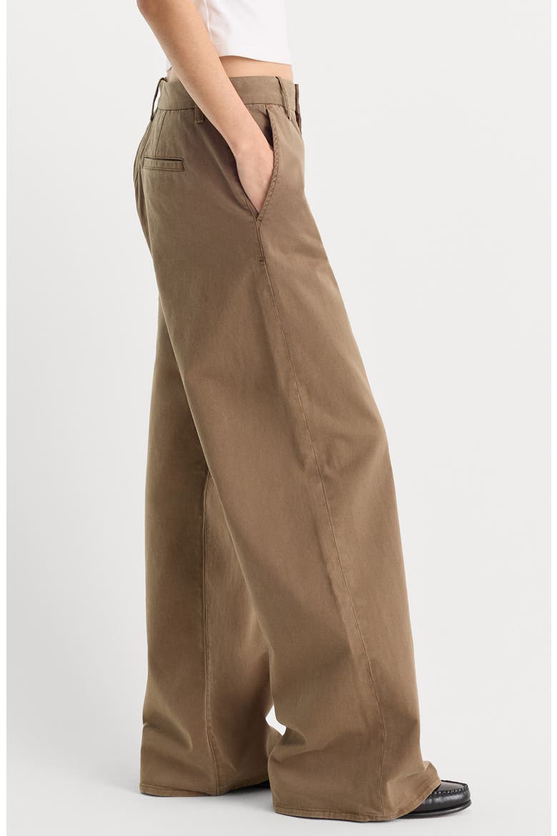Low Slung Baggy Trousers, Alternate, color, TEA BARK