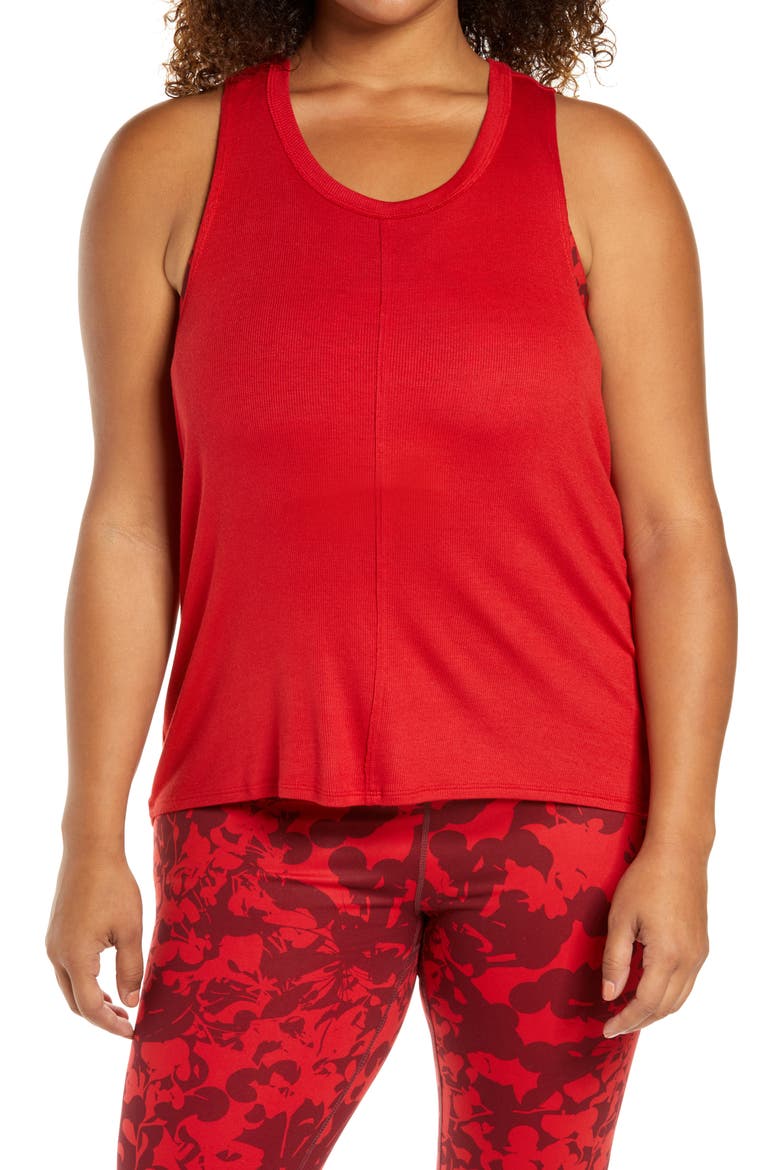 Favorite Rib Tank, Main, color, RED COUTURE