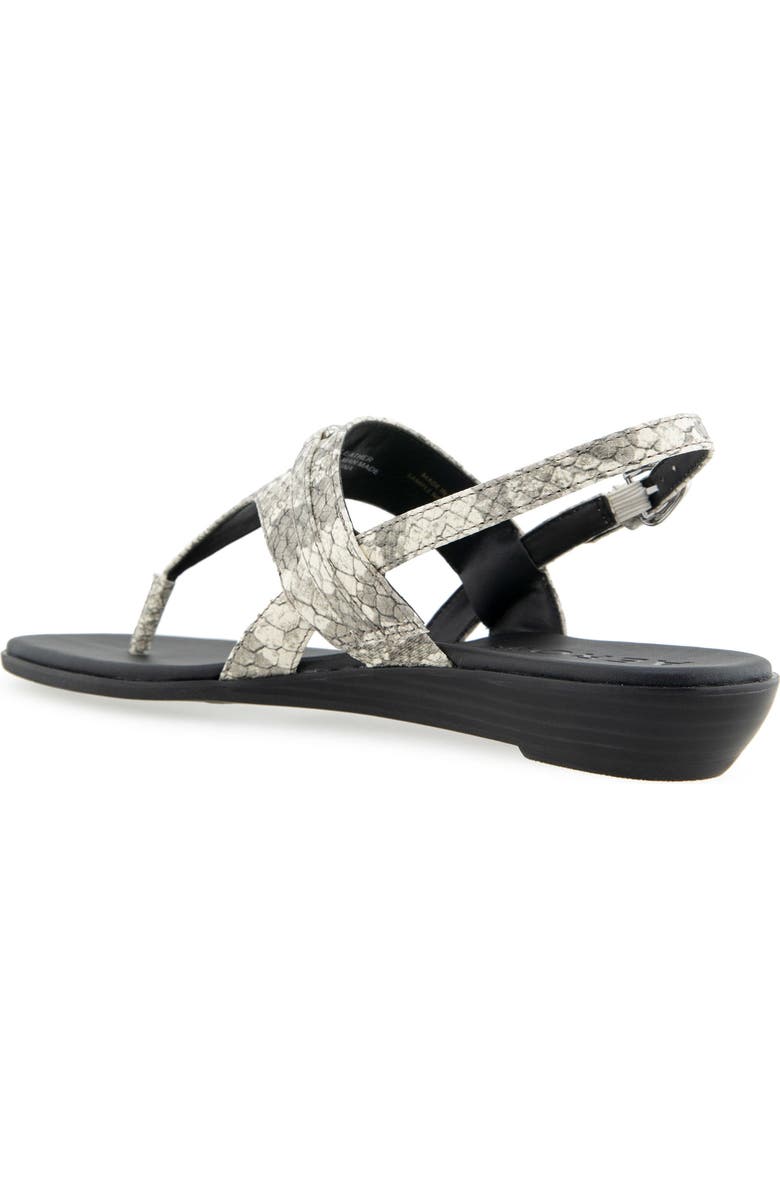 Aerosoles Gemal Slingback Sandal, Alternate, color, Roccia Embossed Snake Leather