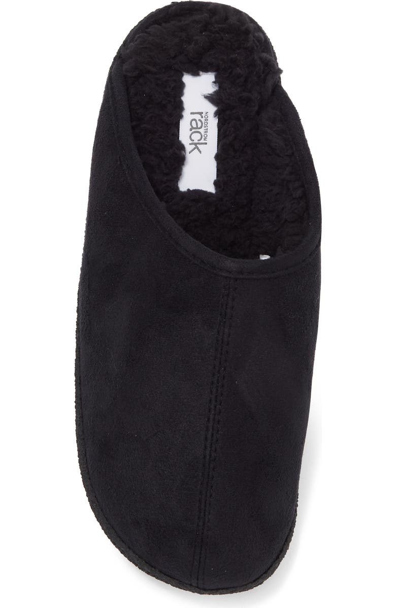 NORDSTROM RACK Brock Faux Fur Lined Scuff Slipper, Alternate, color,