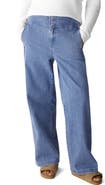 Eileen Fisher Wide Leg Denim Pants