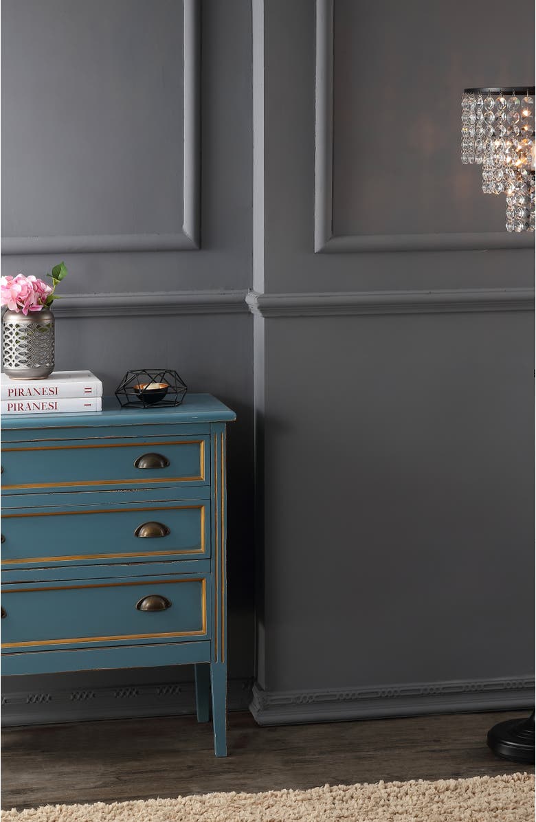 JONATHAN Y Juliette 60" Crystal/Metal Floor Lamp, Bronze / Clear, Alternate, color, Bronze