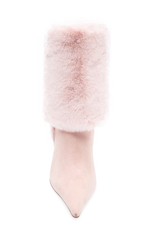 Jeffrey Campbell Fennec Faux Fur Cuff Bootie In Multi