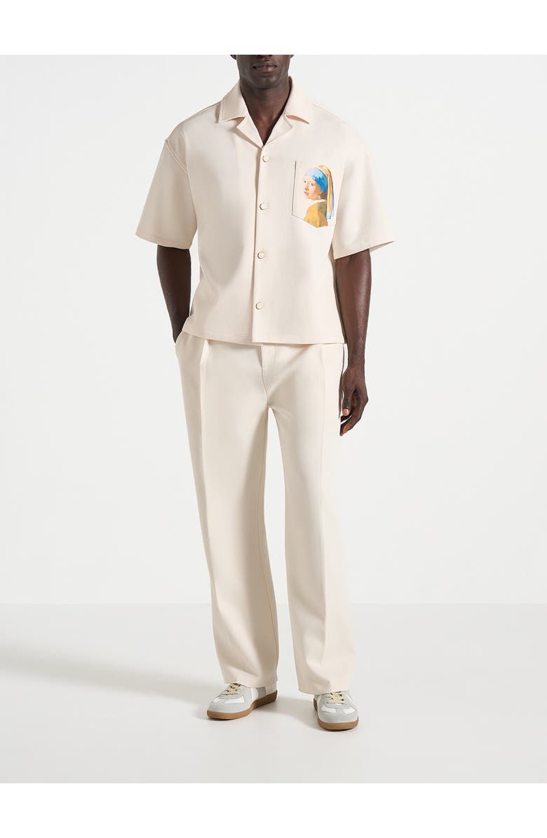 Manière De Voir Stephane "A Girl With A Pearl Earring" Boxy Shirt, Alternate, color, 