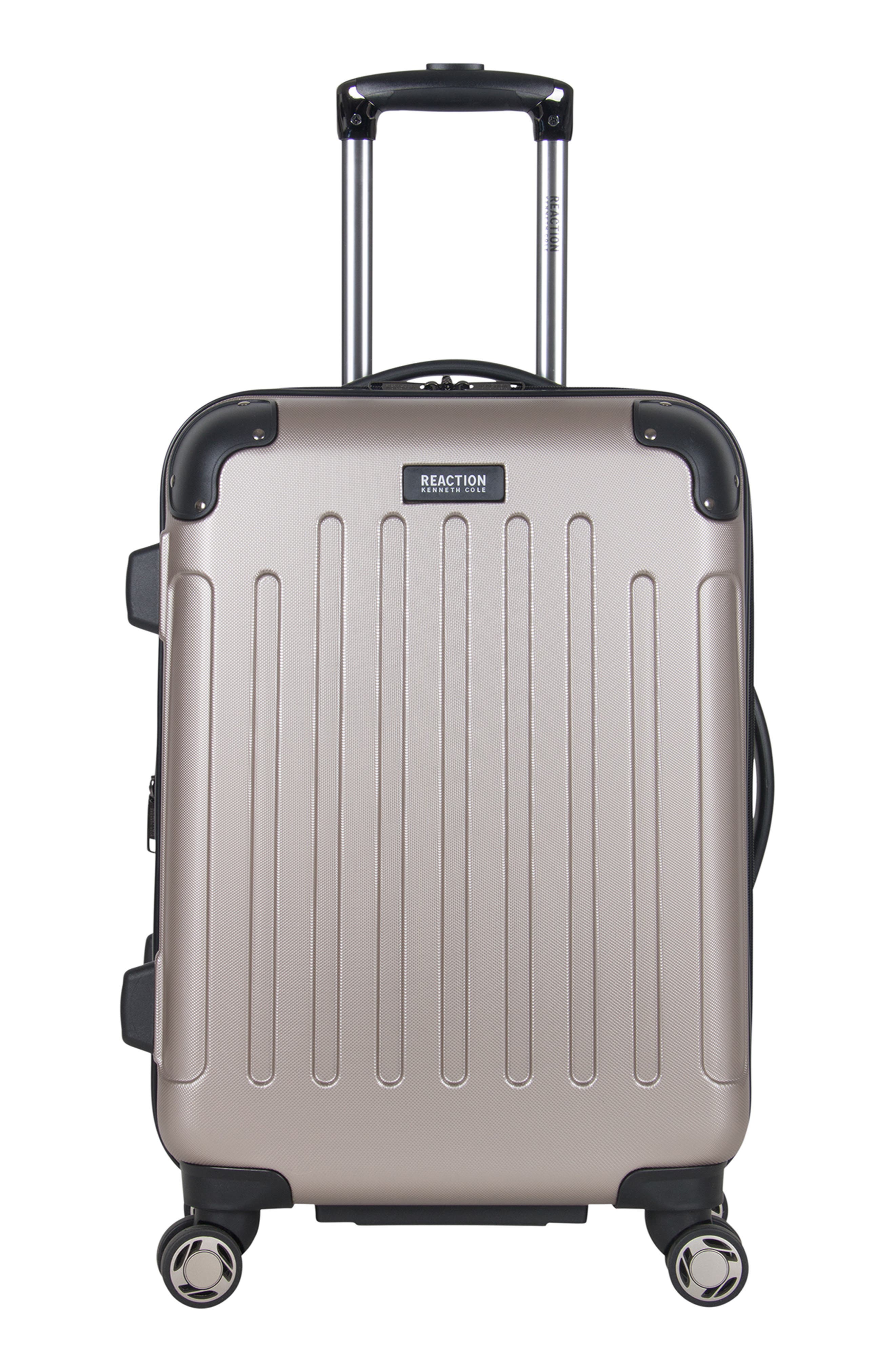 Kenneth Cole Reaction Renegade 20” Lightweight Hardside Expandable Carry-On Luggage, Main, color, Champagne
