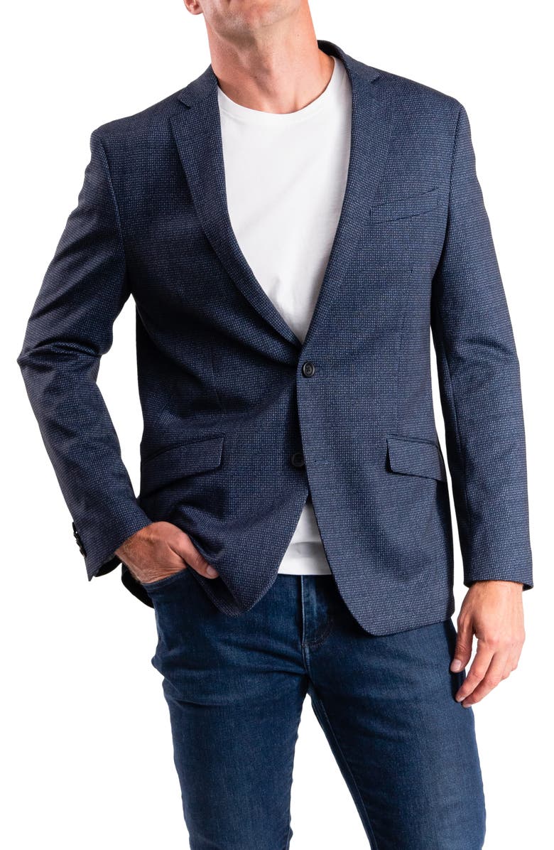 SAVILE ROW CO Tic Knit Sport Coat, Main, color, 