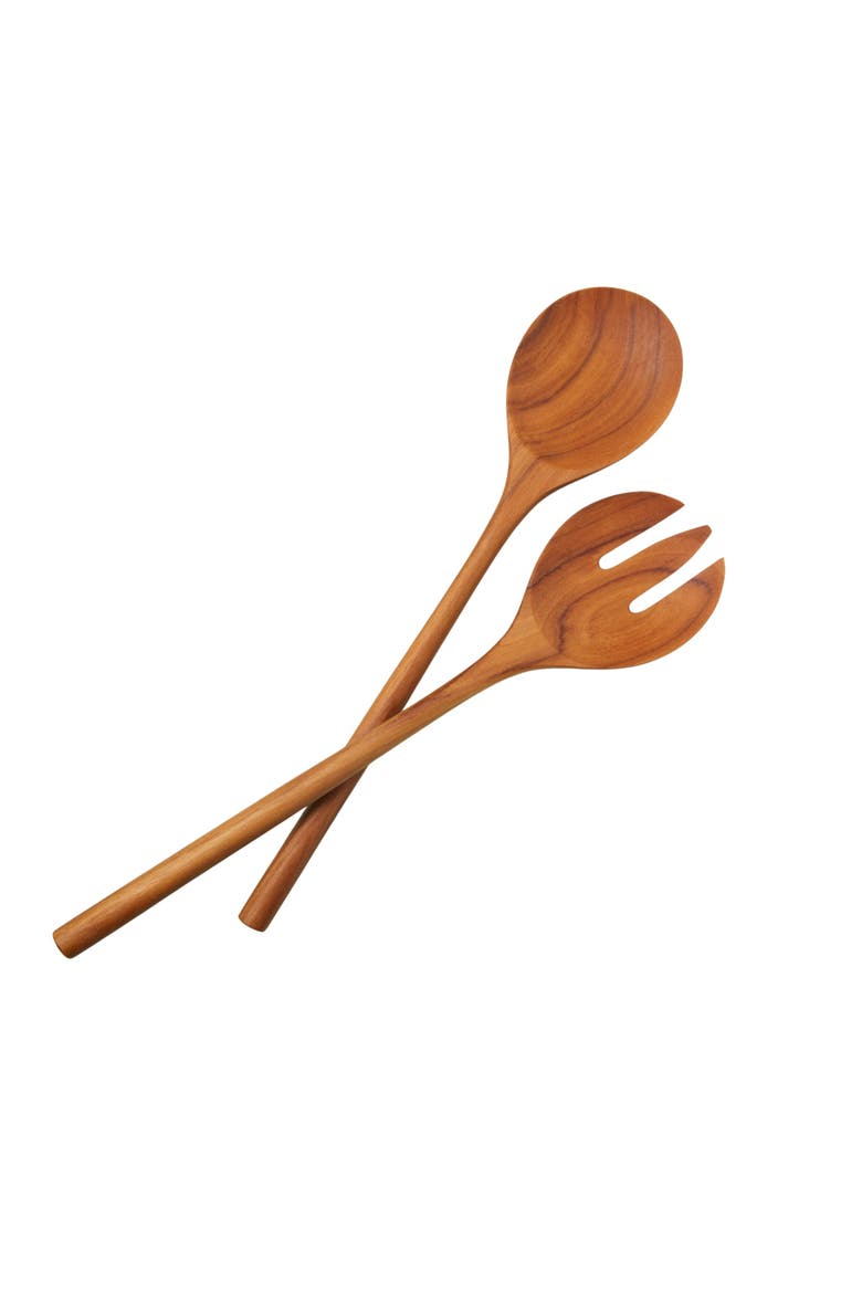 Teak Oversized Serving Set, Main, color, Teak