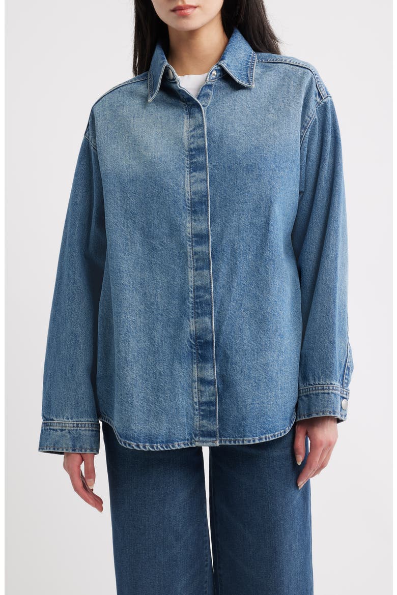 Addison Overshirt, Alternate, color, ENDLESS SEA