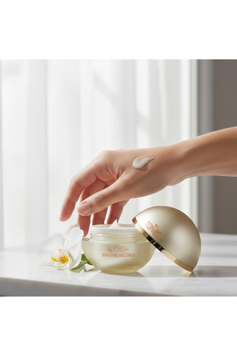 Brightening Moisturizer with Arbutin + Antioxidants & Herbs 4oz, Alternate, color, Gold with orange words