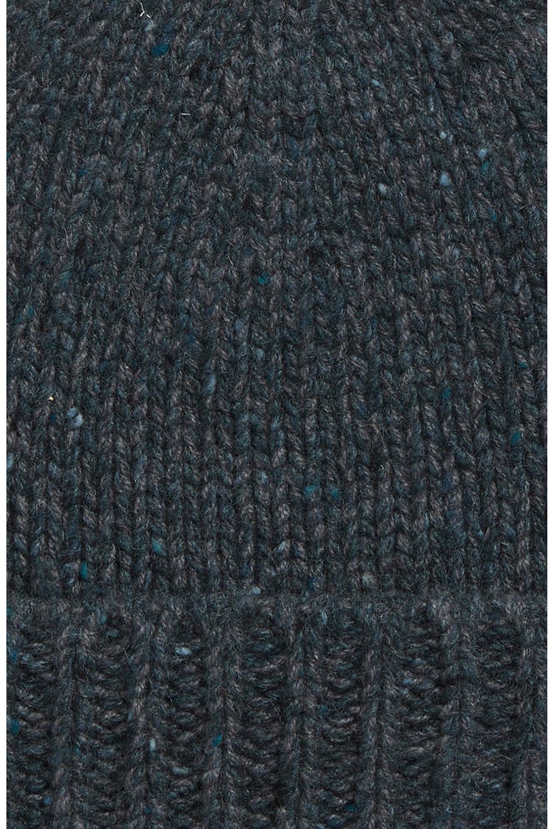 Donegal Cashmere Beanie, Alternate, color, STORM DONEGAL
