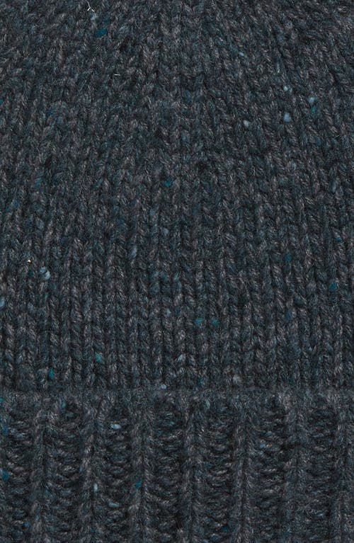 Johnstons Of Elgin Donegal Cashmere Beanie In Blue