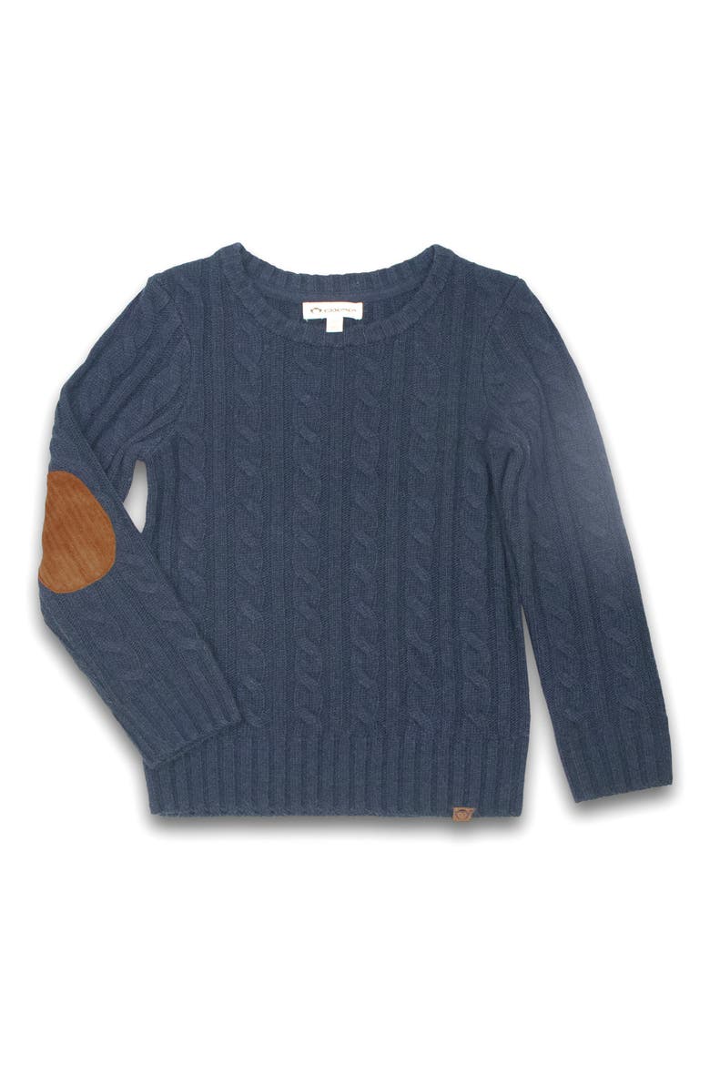 Kids' Fisherman Sweater, Main, color, NAVY BLUE