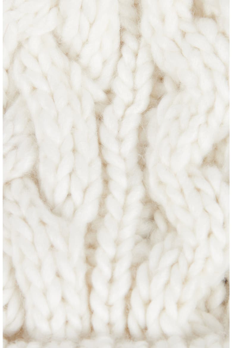 Penshaw Faux Fur Pompom Beanie, Alternate, color, CLOUD