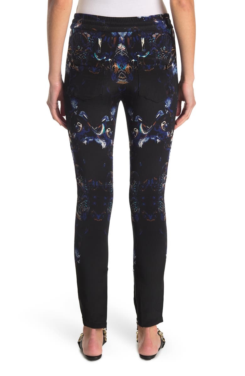 Balmain Pattern Silk Pants, Alternate, color, 