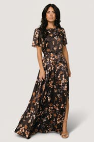 Baltic Børn Agnes Satin Maxi Dress
