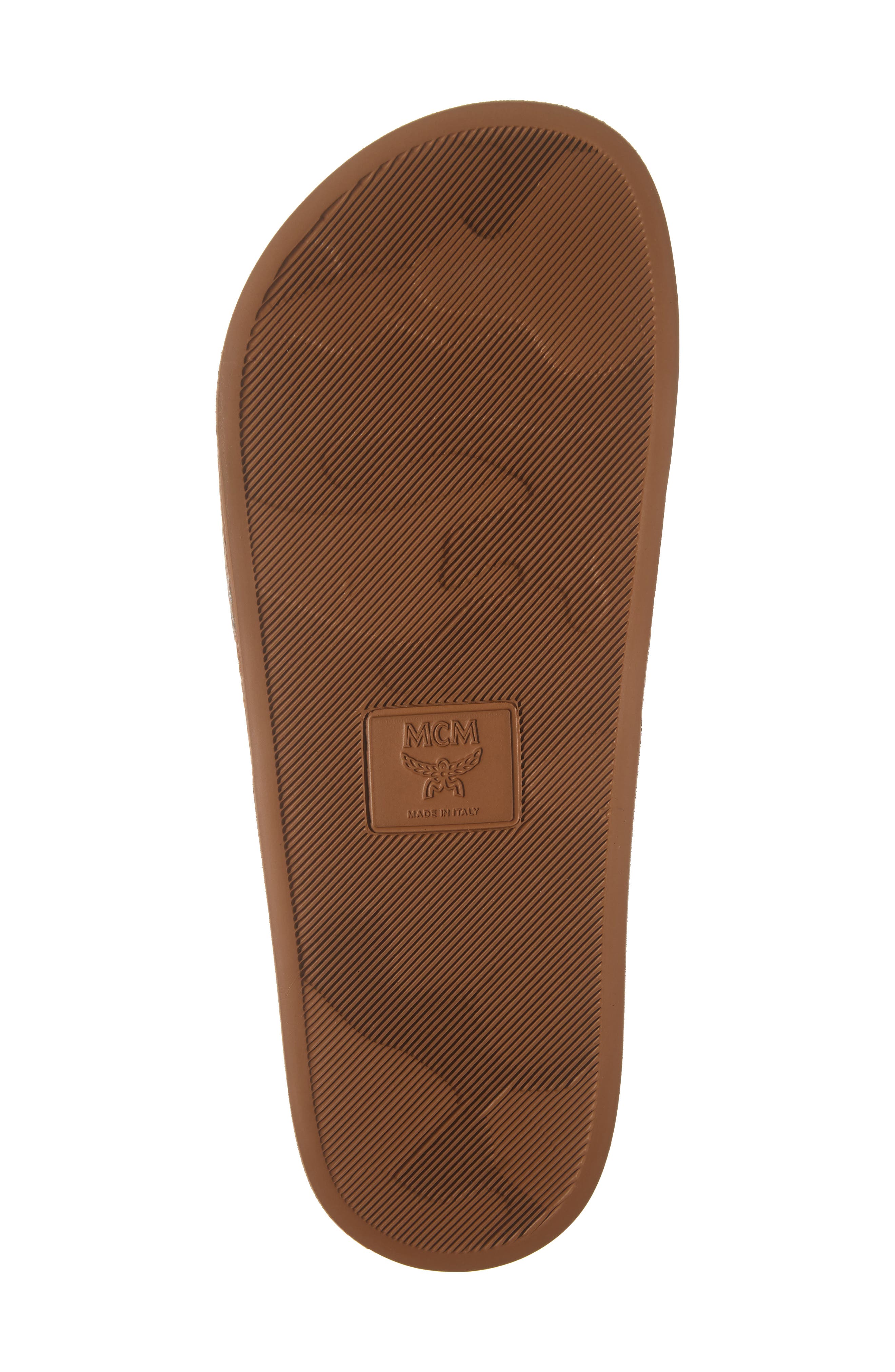 MCM Visetos Slide Sandal, Alternate, color, 
