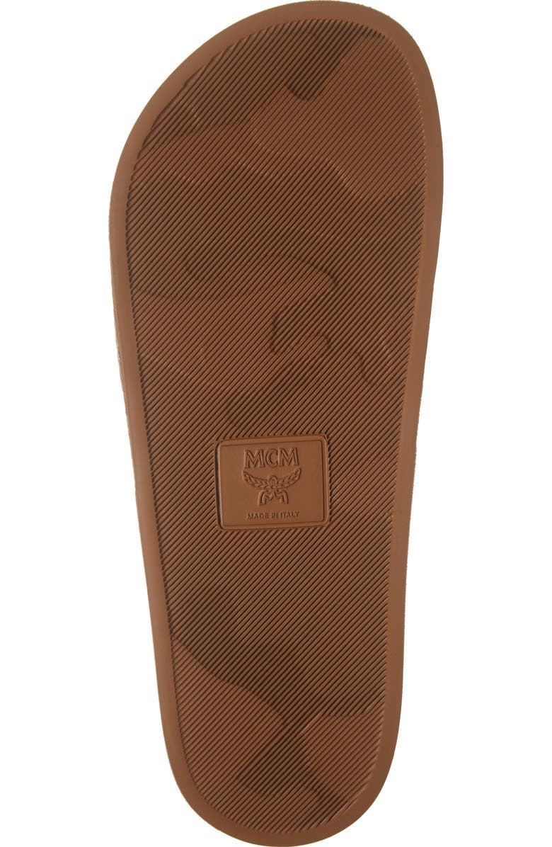 MCM Visetos Slide Sandal, Alternate, color,