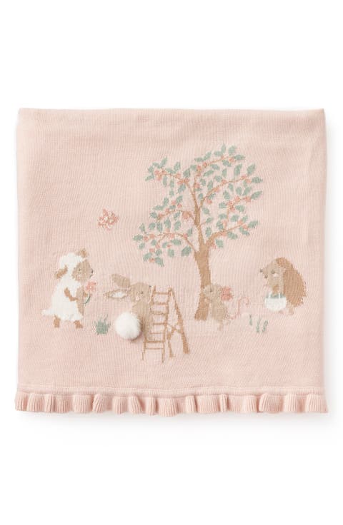 Garden Picnic Cotton Knit Blanket (Baby)