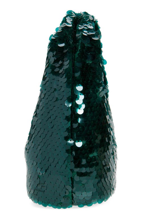Dolce Vita Dahlia Sequin Shoulder Bag In Green