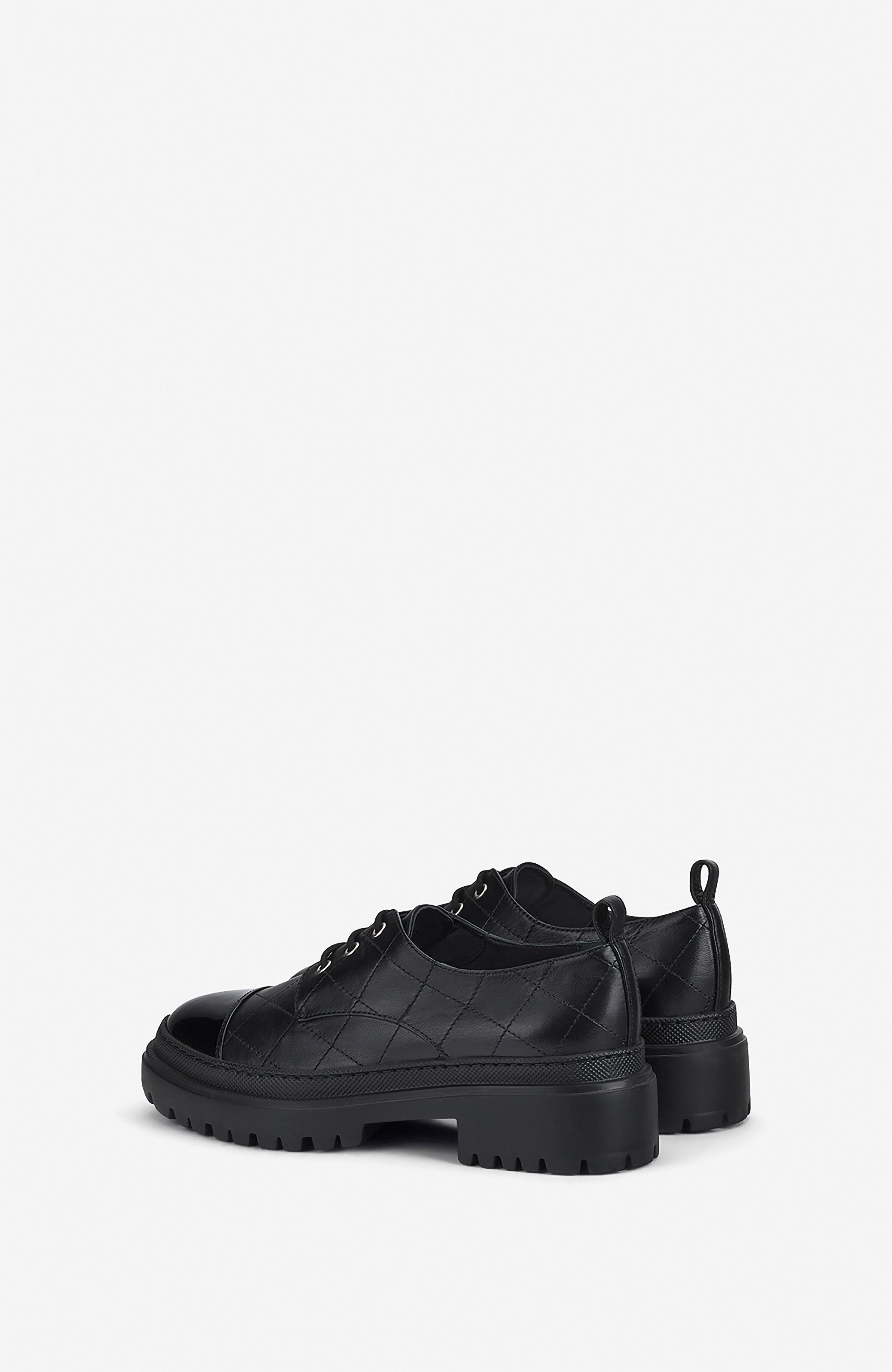 AGL Mary Quilted Lace Up, Alternate, color, Black