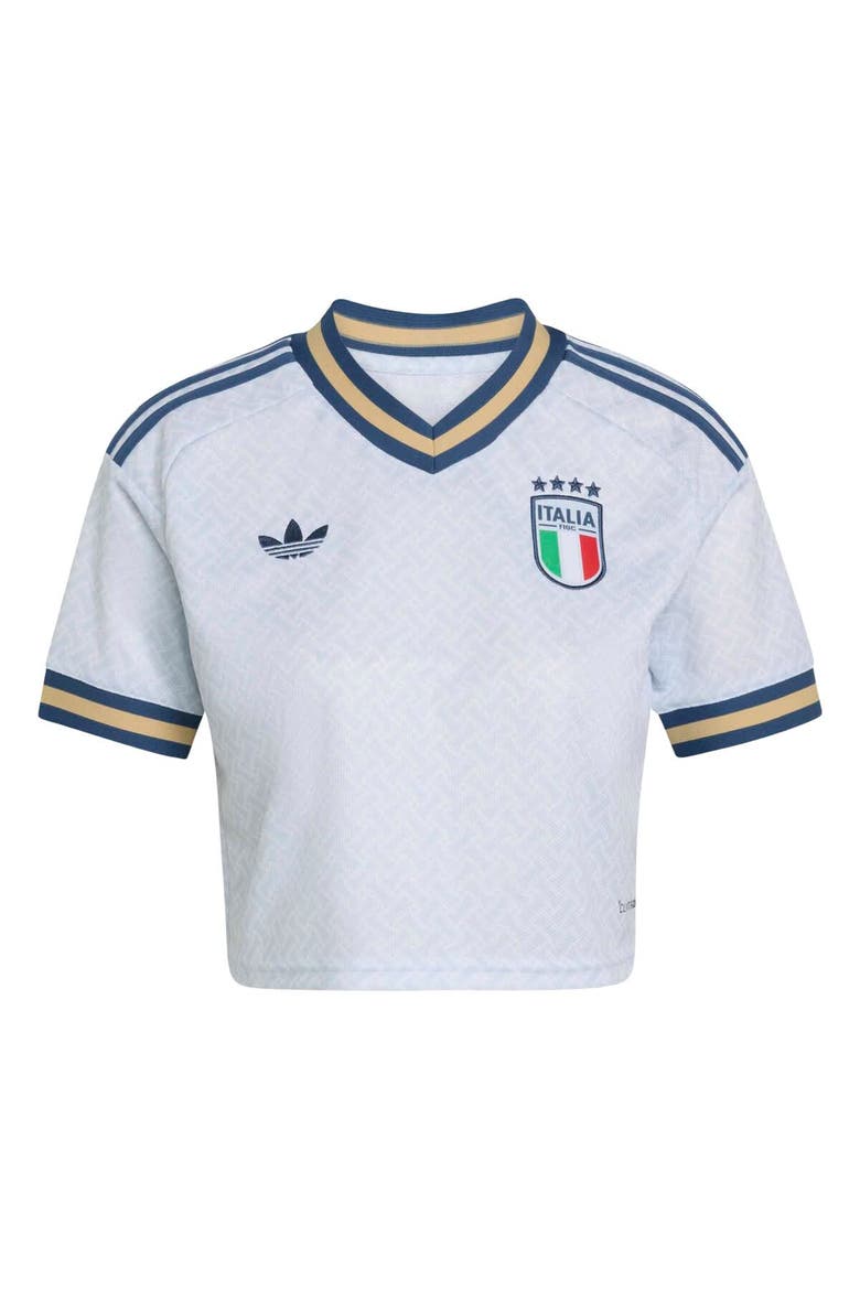 Women's adidas  Light Blue Italy National Team 2026 Away Replica Cropped Jersey, Alternate, color, Light Blue