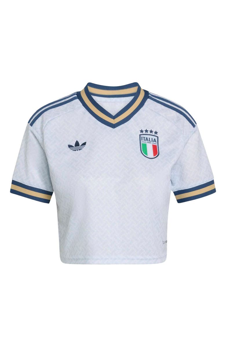adidas Women's adidas Light Blue Italy National Team 2026 Away Replica Cropped Jersey, Alternate, color, Light Blue