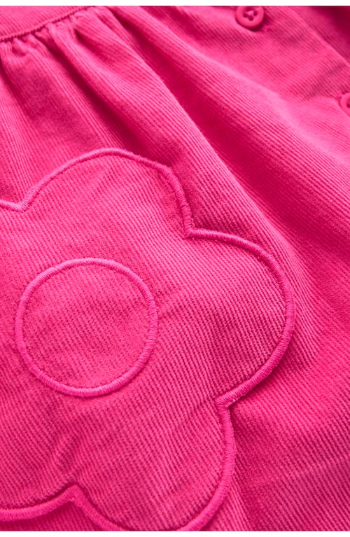 Mini Boden Kids' Corduroy Flower Pocket Skirt In Pink