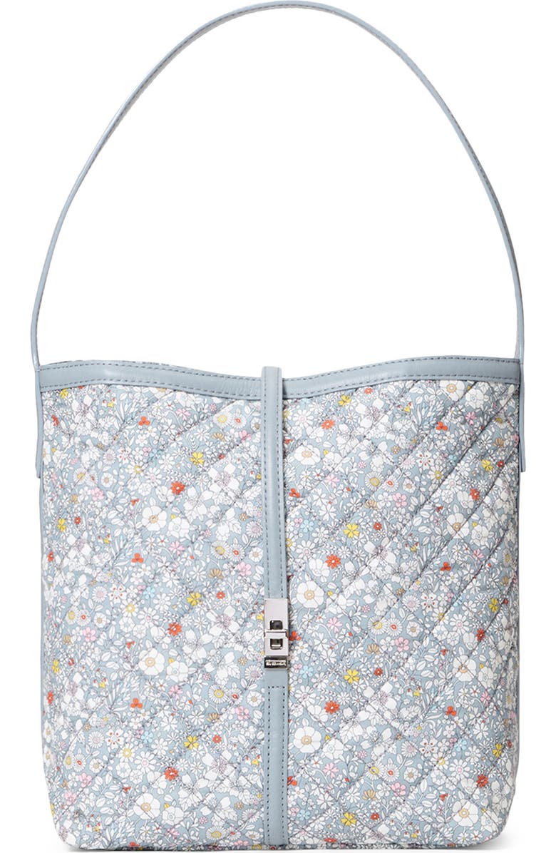 MZ Wallace Small Astor Floral Diamond Quilted Nylon Hobo, Main, color,