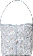 MZ Wallace Small Astor Floral Diamond Quilted Nylon Hobo