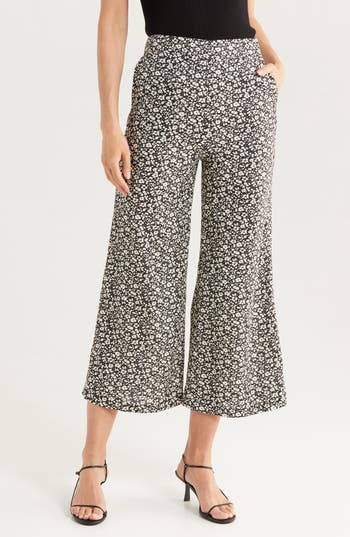Derek Lam 10 Crosby Moad Wide Leg Pants In Multi