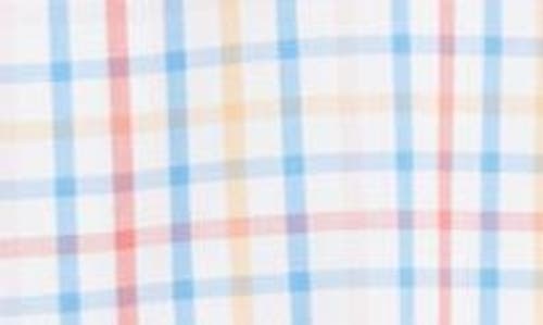 Untuckit Moore Check Wrinkle Free Cotton Button-up Shirt In Pink