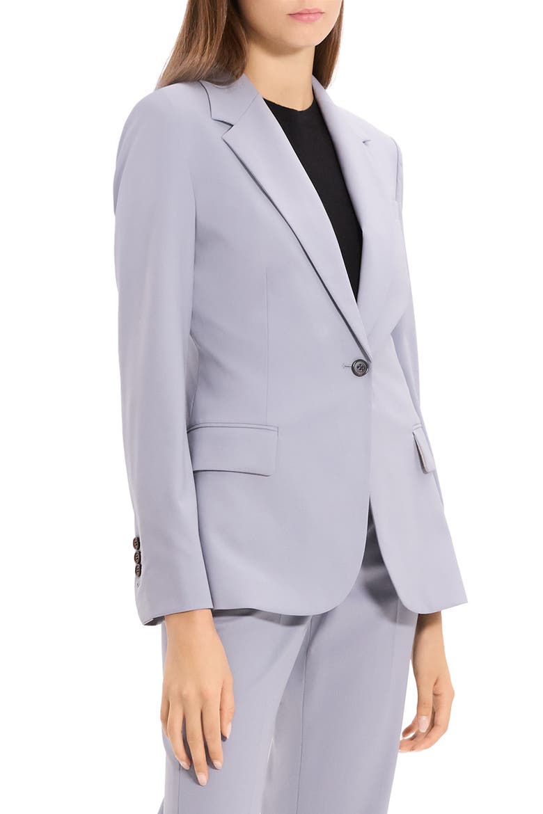 Lynnia Stretch Wool Blazer, Alternate, color, HARBOR BLUE