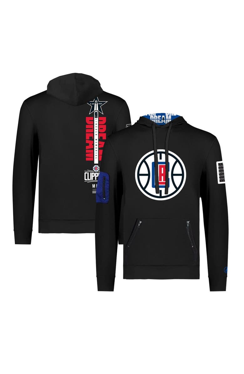 FISLL Unisex FISLL x Black History Collection Black LA Clippers Pullover Hoodie, Main, color, Black