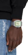 Off-White Beat Tonneau Synthetic Watch, 45mm x 51.5mm