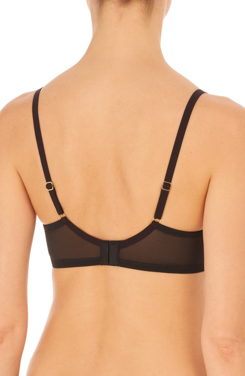 Natori Embellished Embroidered Lace Underwire Bra, Alternate, color, 