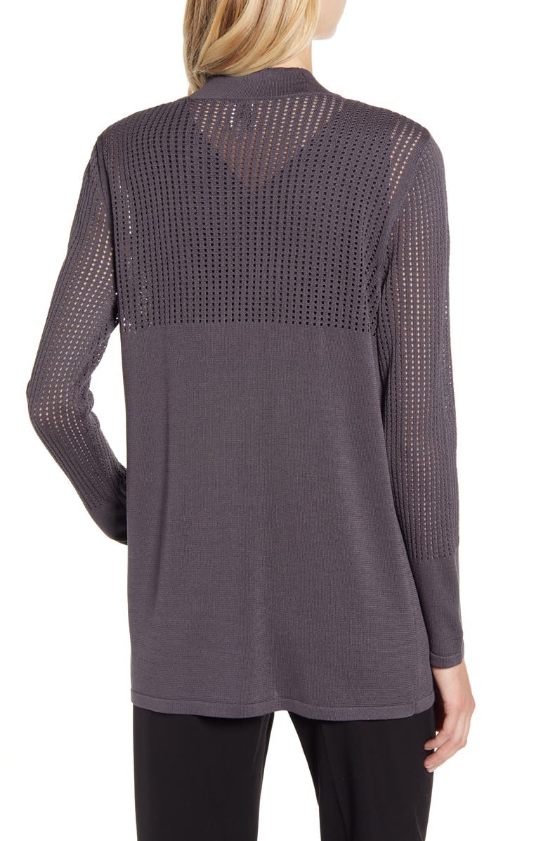 Anne Klein Malibu Pointelle Cardigan, Alternate, color, 