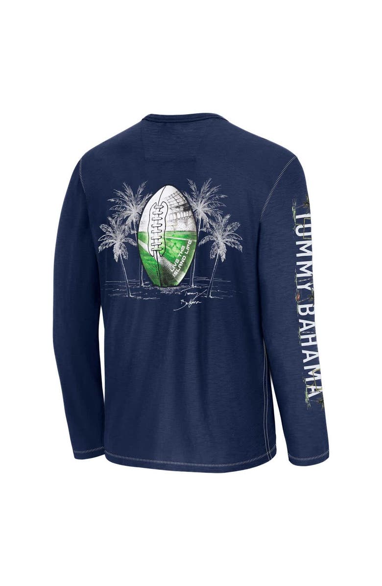 Tommy Bahama Men's Tommy Bahama Blue Dallas Cowboys Oasis Endzone Lux Long Sleeve T-Shirt, Alternate, color, Blue