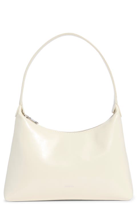 Plump Faux Leather Shoulder Bag