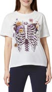 Wildfox Ryan Ribcage Graphic T-Shirt