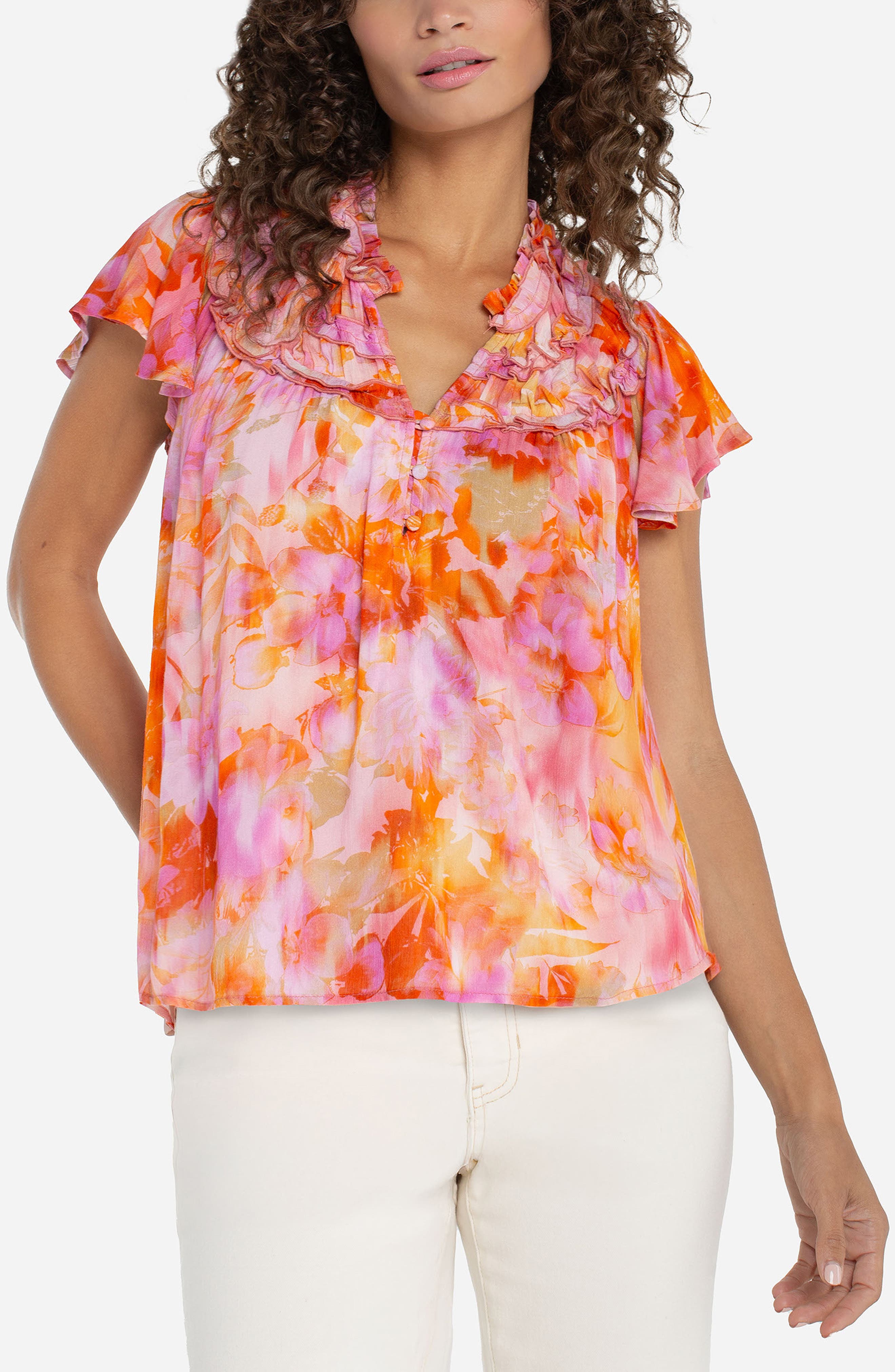 selected ORANGE/ PINK MULTI