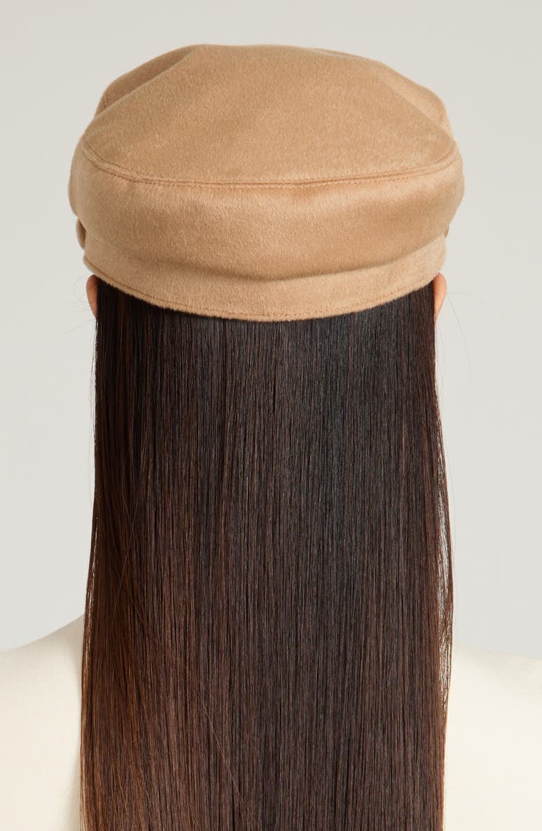 Eugenia Kim Marina Chain Trim Cap, Alternate, color, Camel