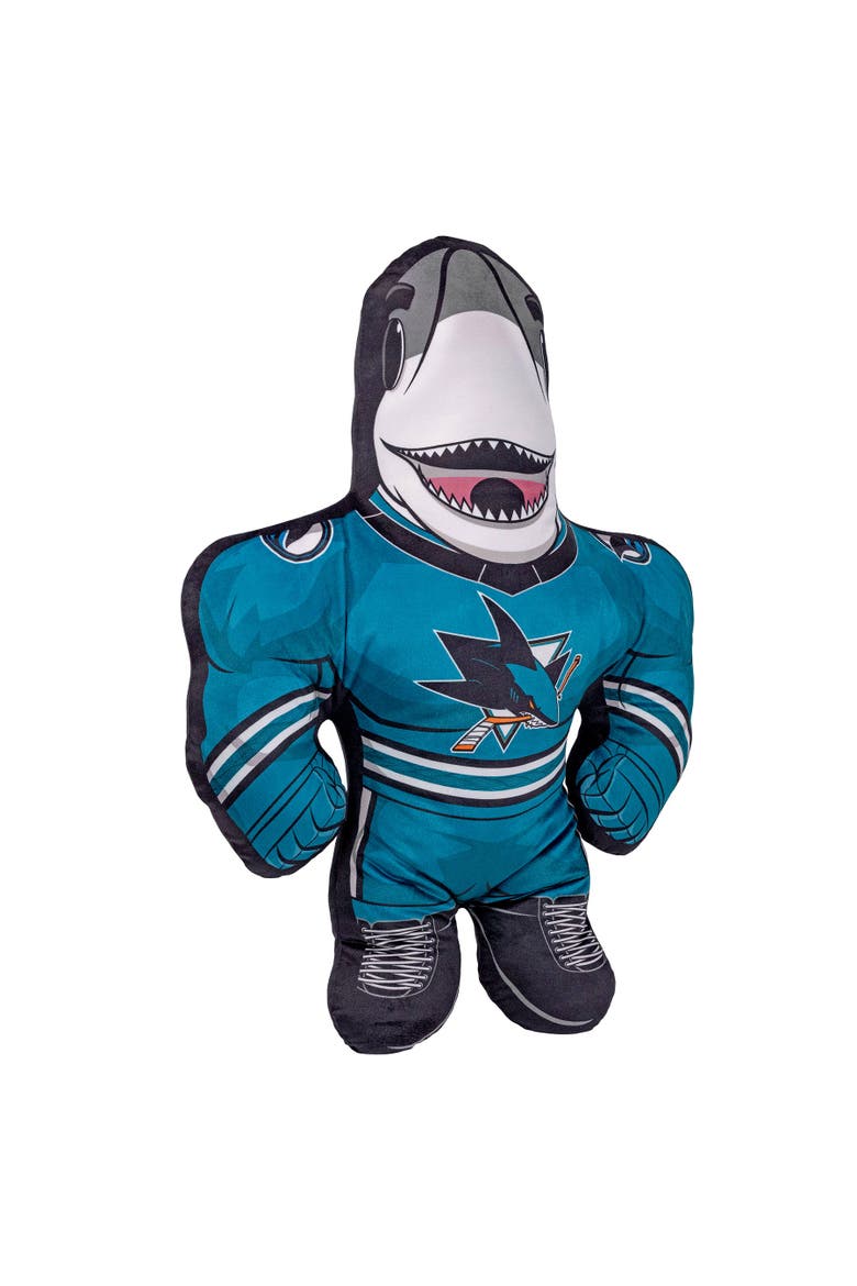 San Jose Sharks Sharkie 24" Mascot Bleacher Buddy, Alternate, color, None