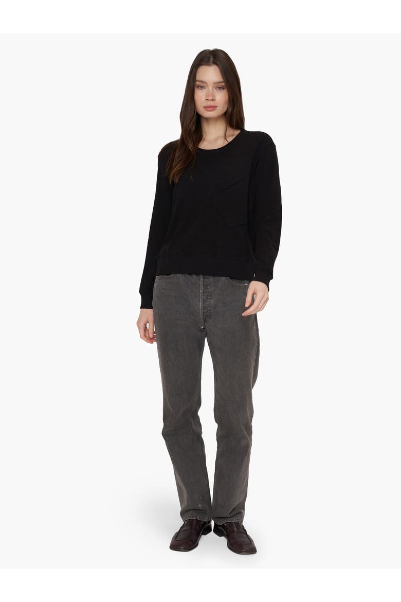 Seamed Pocket Sweatshirt, Alternate, color, WHITE