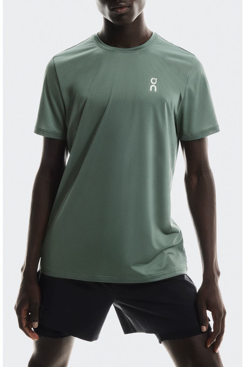 Core-T Running T-Shirt, Main, color, OLIVE