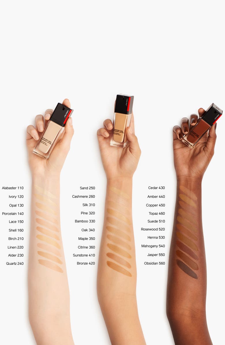 Shiseido Synchro Skin Radiant Lifting Foundation SPF 30, Alternate, color, 550 Jasper